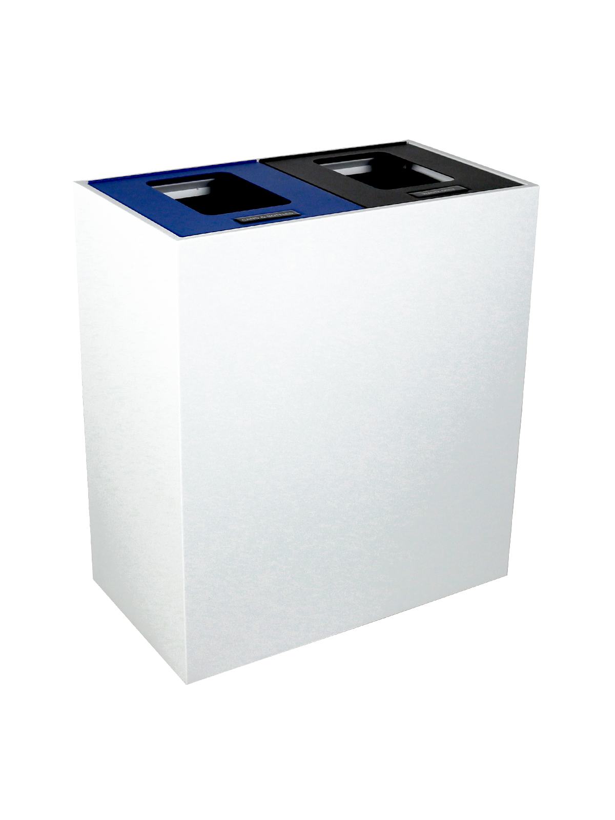MEZZO – Double – Ml – Cans & Bottles-Waste – Full – White-Blue-Black