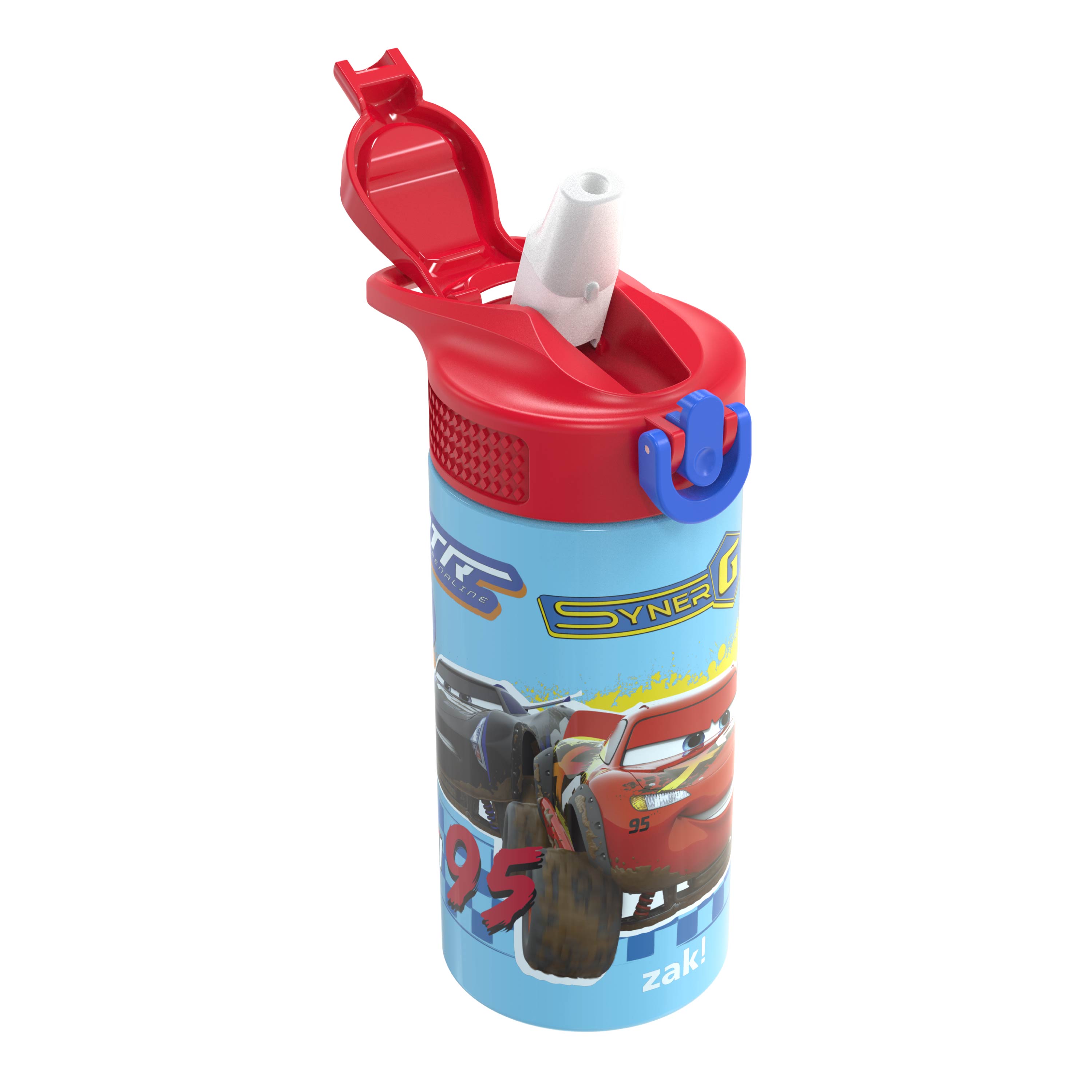 Cars 3 Movie 14 ounce Stainless Steel Vacuum Insulated Water Bottle, Lightning McQueen slideshow image 3