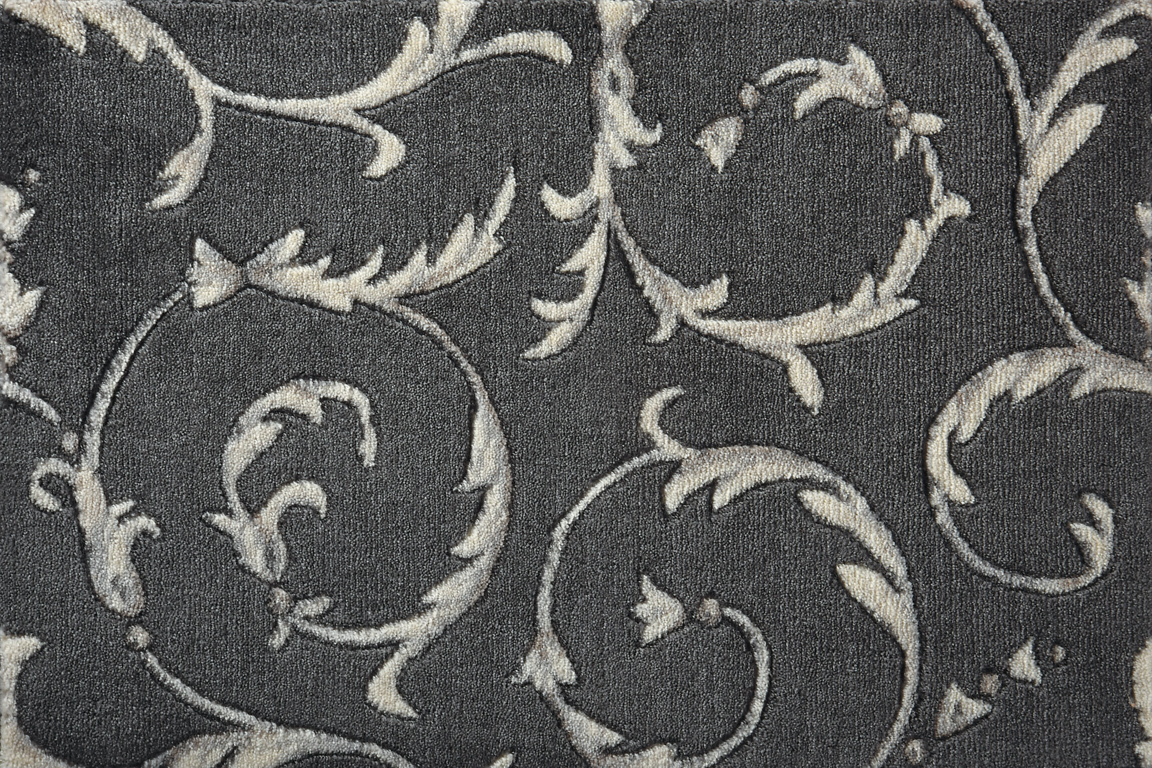 SOMERSET SCROLLWORK ST02 CHARCOAL BROADLOOM