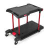 Rubbermaid Commercial, Convertible, Utility Cart, Black