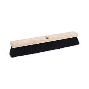 Boardwalk, 18in, Floor Brush Head, Tampico Bristles, Black