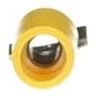 Sta-Kon® Vinyl-Insulated Fork Terminals, 12-10 AWG, #8, Yellow