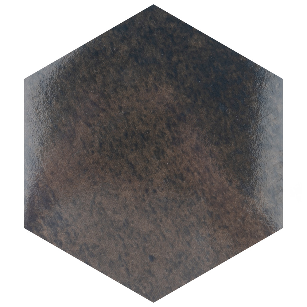 Sample – Capri Hex Nero Porcelain Floor and Wall Tile