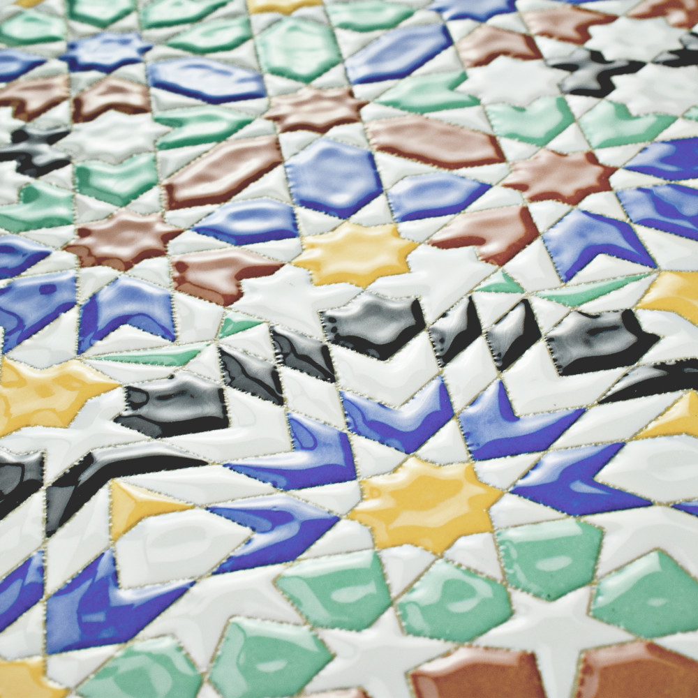 Sevillano Andalusia 7-7/8 in. x 7-7/8 in. Ceramic Wall Tile