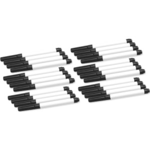 Dry Erase Fine Point Markers, Black, Class Pack of 24