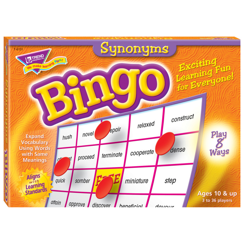 Synonyms Bingo Game