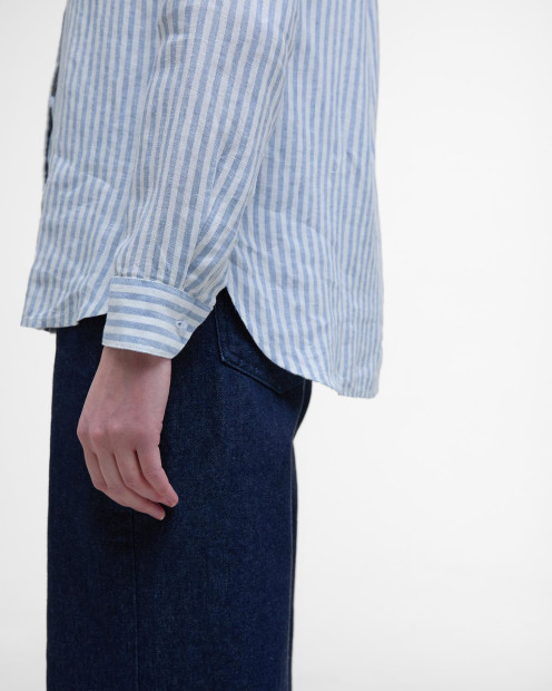 Camicia a maniche lunghe Marine dalla vestibilità comoda 