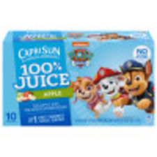 Capri Sun 100% Juice Paw Patrol 100% Apple Juice, 10 ct Box, 6 fl oz Pouches