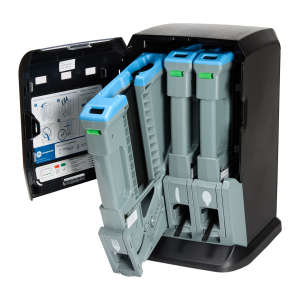 Dixie, Ultra Smartstock Series-T, Cutlery Mini Tri-Tower Dispenser, Black