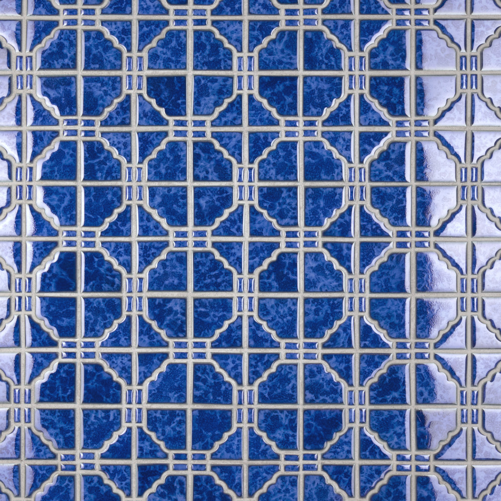 Osaka Blue Cloud 11.88x11.88 Square Porcelain Floor and Wall Digital Pattern