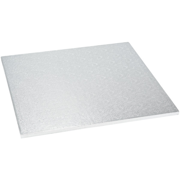 18" Square Silver Foil Cake Board