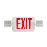 Exit Combo Unit Single- or Double-Facing Red or Green Lettering White