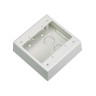 Surface Raceway Pwr Rated Junct. Box 2-gang 2-pc Off White