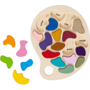 Artist Palette Puzzle - Wooden Puzzle