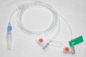 All-Med INFUSION SET, SAFETY SUB Q BIFUR 6MMX36" (10/BX)