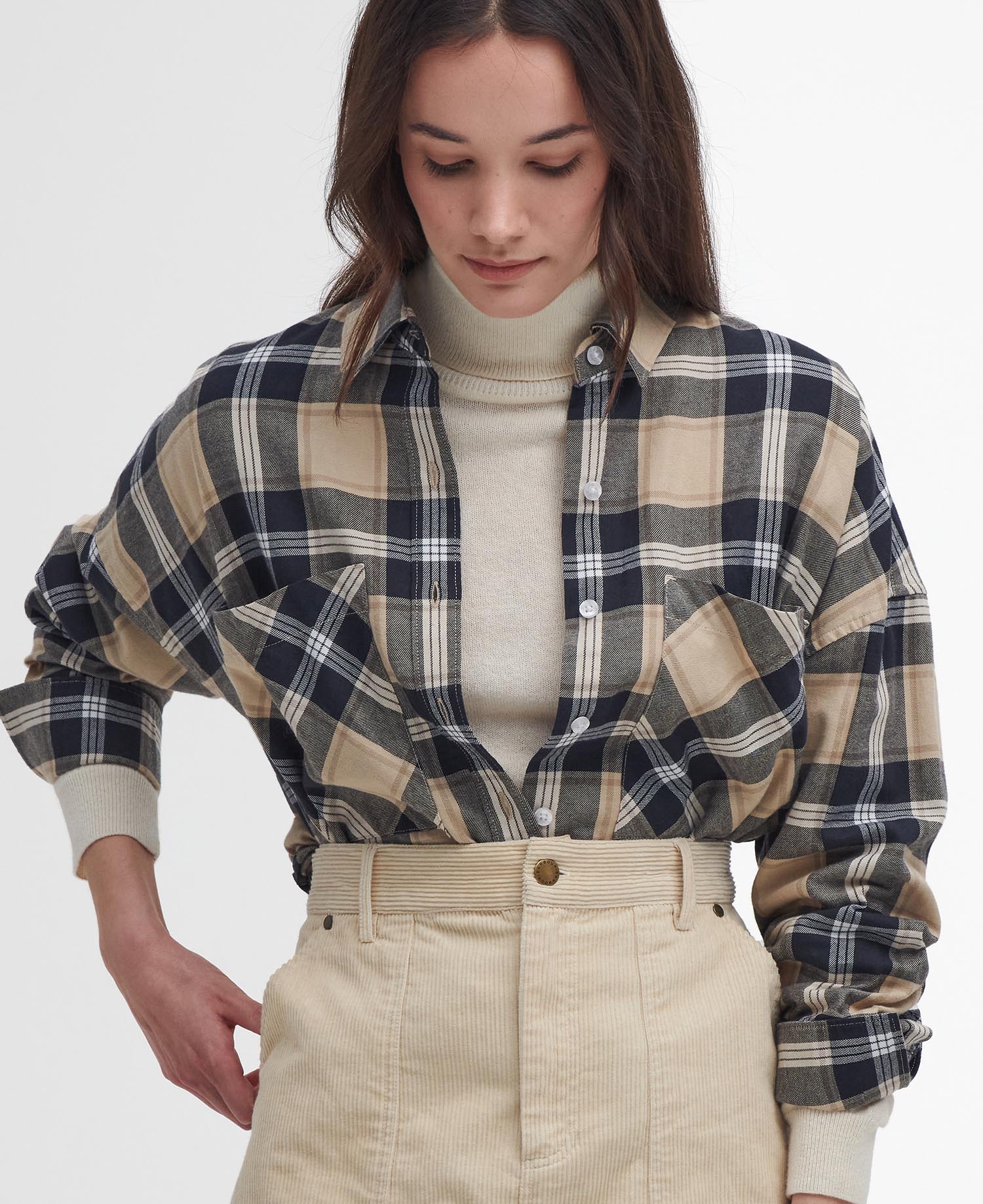 Larisa Check Long-Sleeved Shirt image number 3