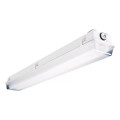2 Lamp 8' Vapor-Tite Industrial High Impact Prismatic Lens Slimline Electronic Ballast T8 Suitable for Wet Locations