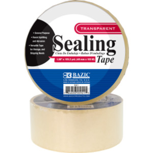 Clear Packaging Tape, 1.88" x 109.3 Yards, 1 Roll