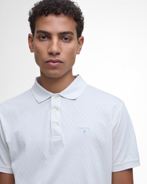 Sutton Tailored Polo Shirt Antique White