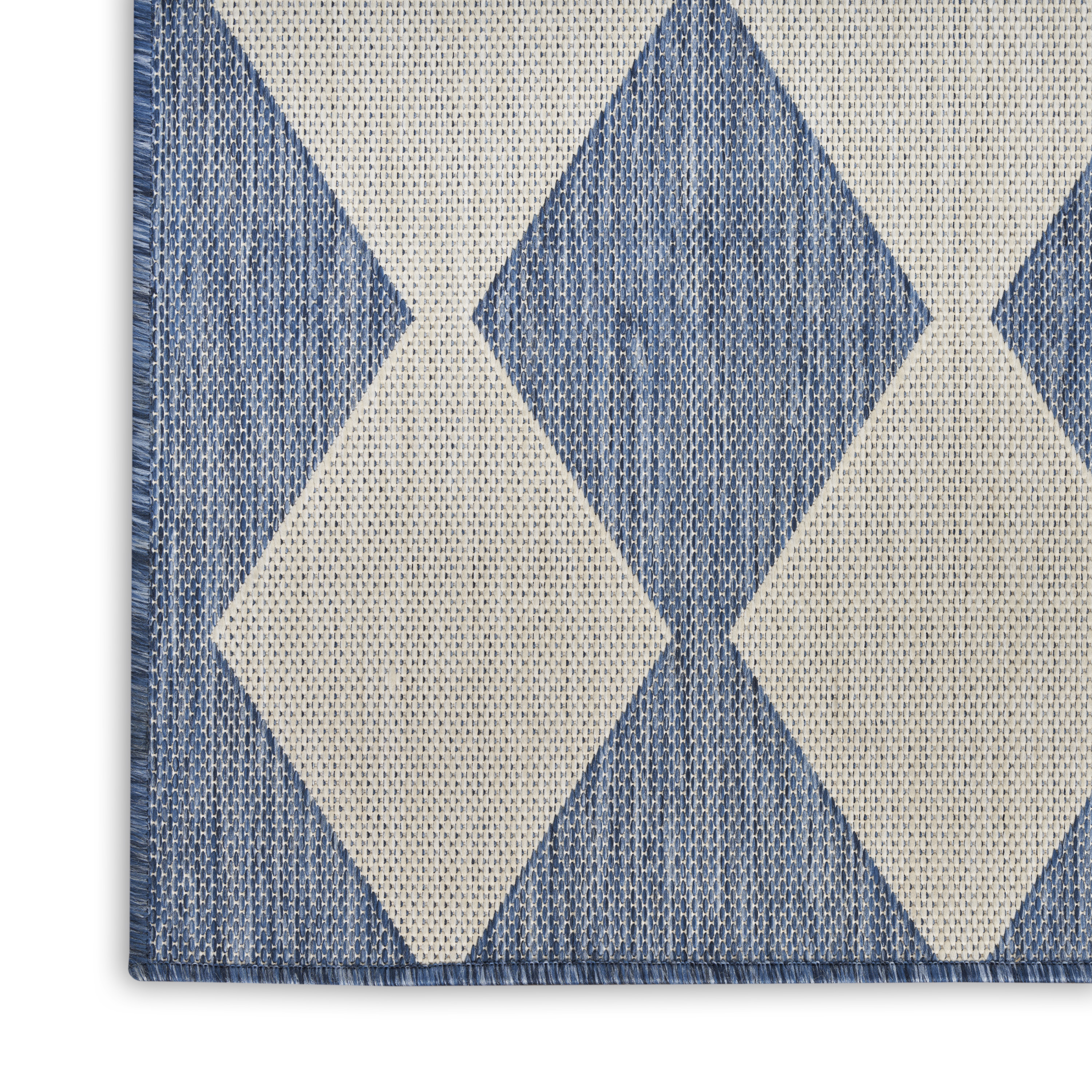 Nourison Positano 2' x 6' Navy Blue Modern Rug
