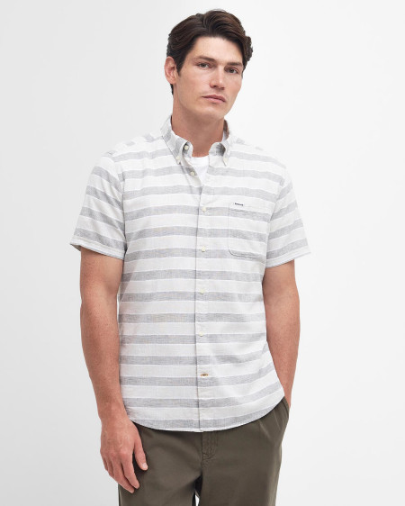 Somerby Striped Tailored Short-Sleeved Shirt