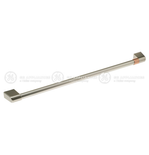 Brushed Stainless Steel Freezer Door Handle with Cafe Band