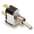 Bat Handle Toggle Switch SPDT Maintained Contact ON-OFF-ON 15/10A 125/250V 1/4 in. Quick Connect Terminal