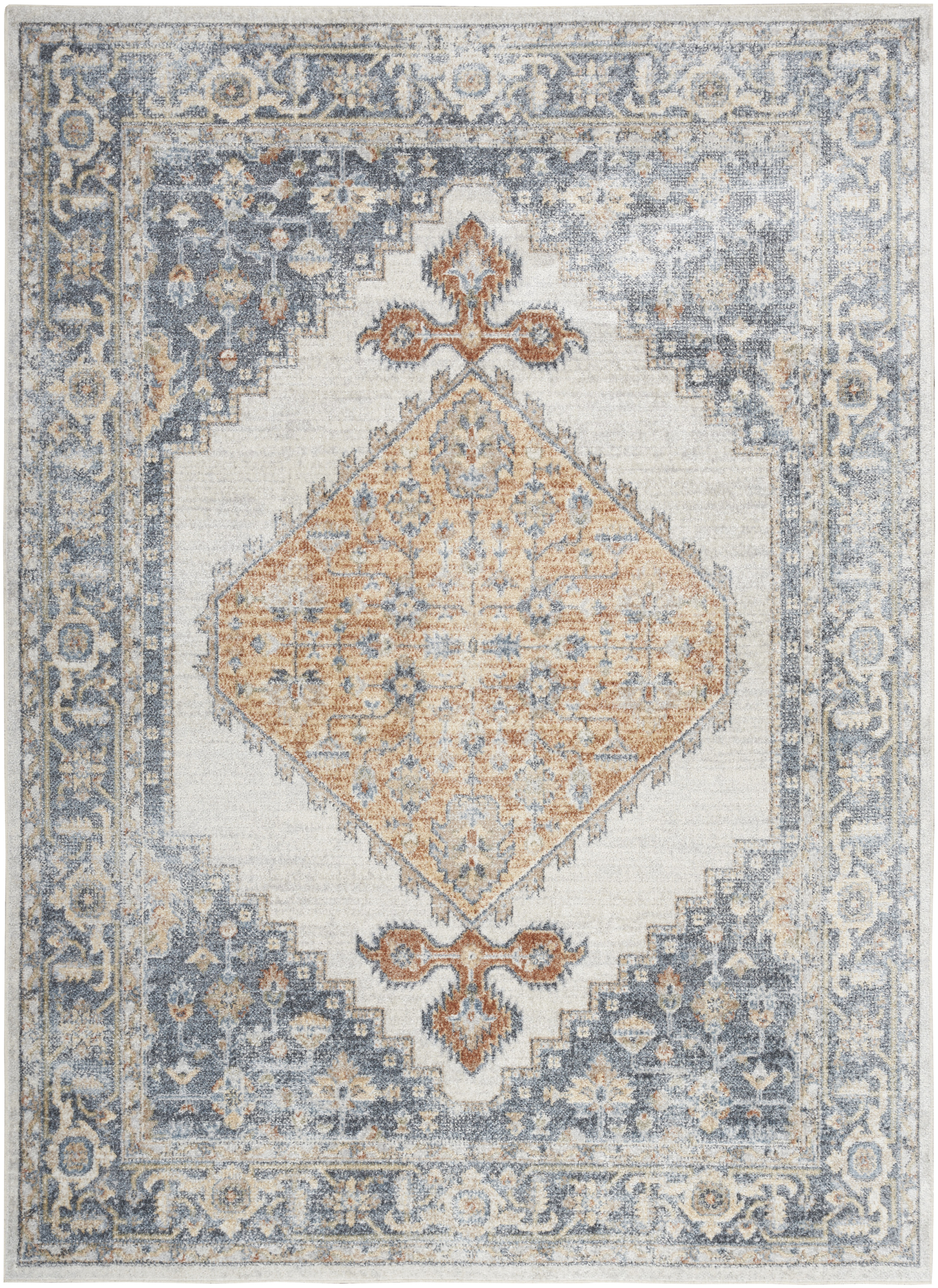 79.00" x 108.00" x .25" Astra Machine Washable Turkey N1672