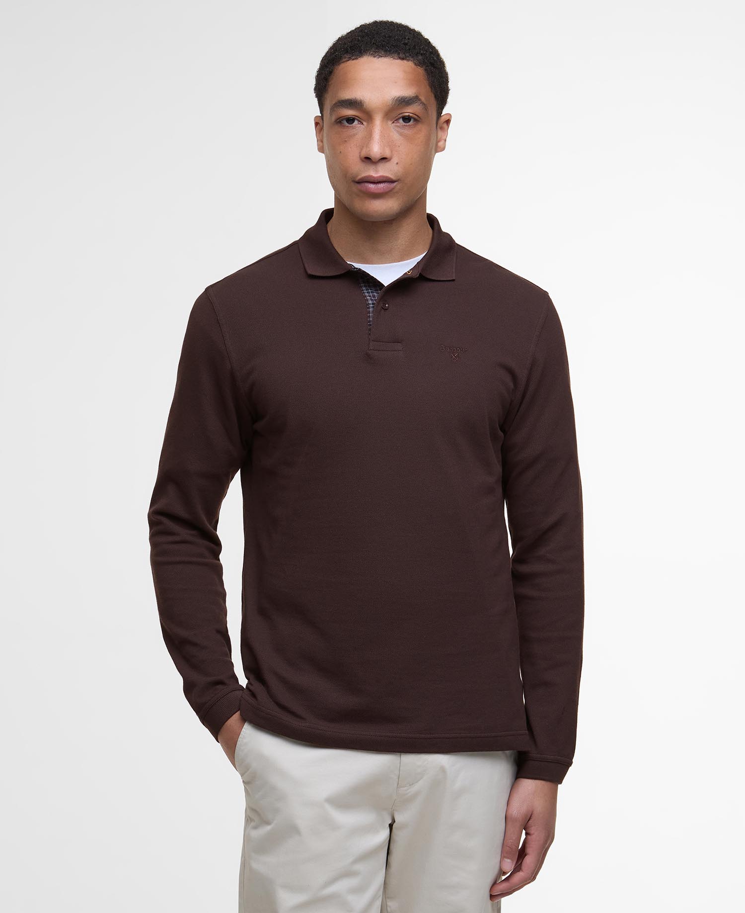 Polo Essential a maniche lunghe image number 0