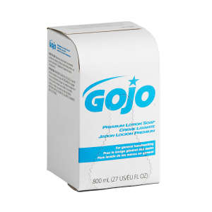 GOJO, 9106-12 Premium Waterfall Lotion Soap, Bag-in-Box Dispenser 800 mL Cartridge