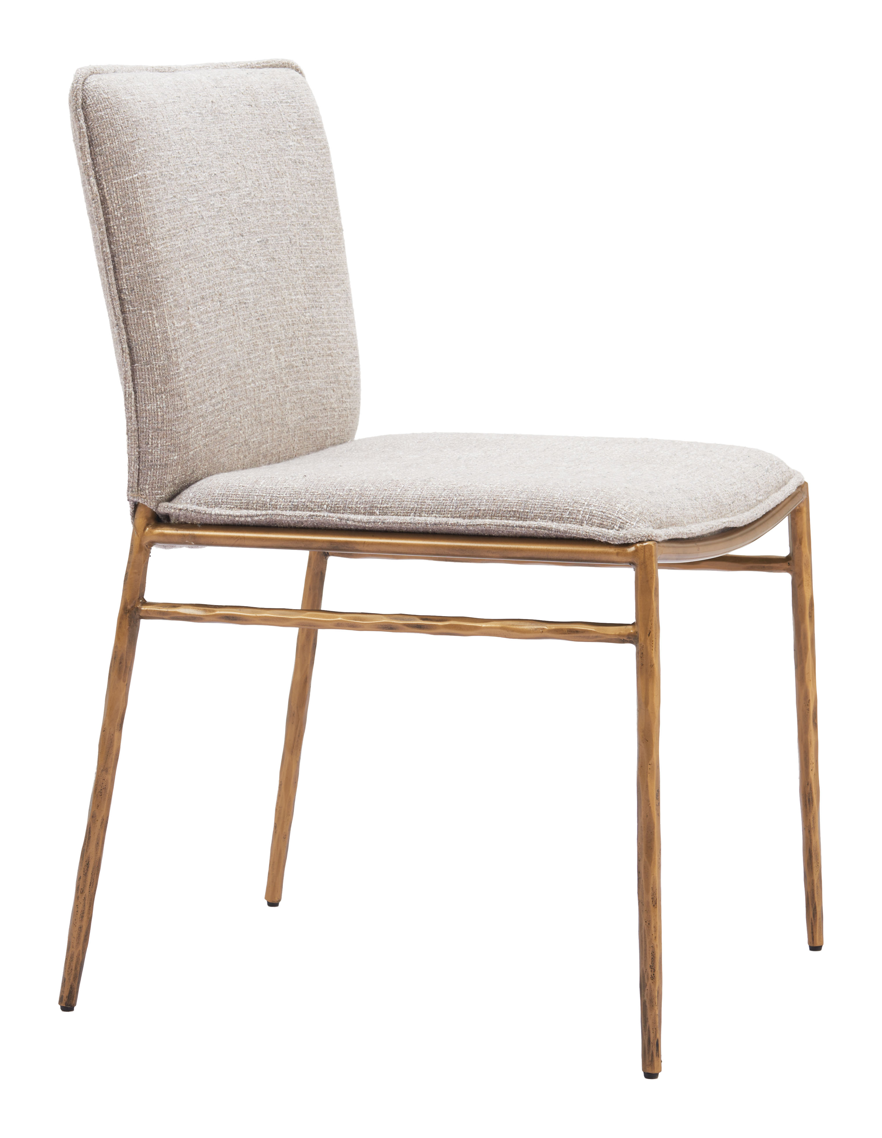 Nordvest Dining Chair Beige & Gold product image