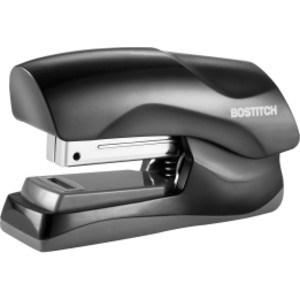 Flat Clinch Stapler, 40 Sheets, Black