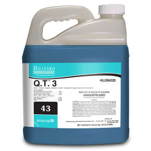 Hillyard, Arsenal® Q.T.®-3 Disinfectant Cleaner, Arsenal® One Dispenser 2.5 Liter Bottle