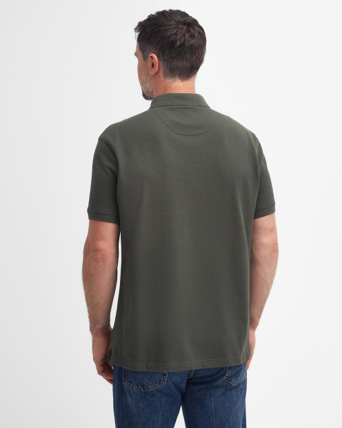 Hart Short-Sleeved Polo Shirt Dark Olive