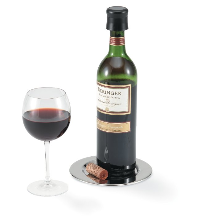 6 ⅛-inch stainless steel bottle coaster and spoon rest - Thumbnail 2