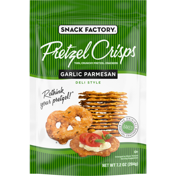 Garlic Parmesan Pretzel Crisps