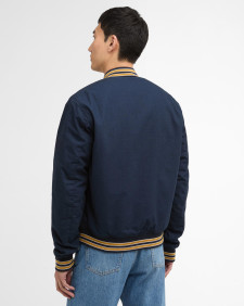 Dobson Casual Varsity Jacket Navy