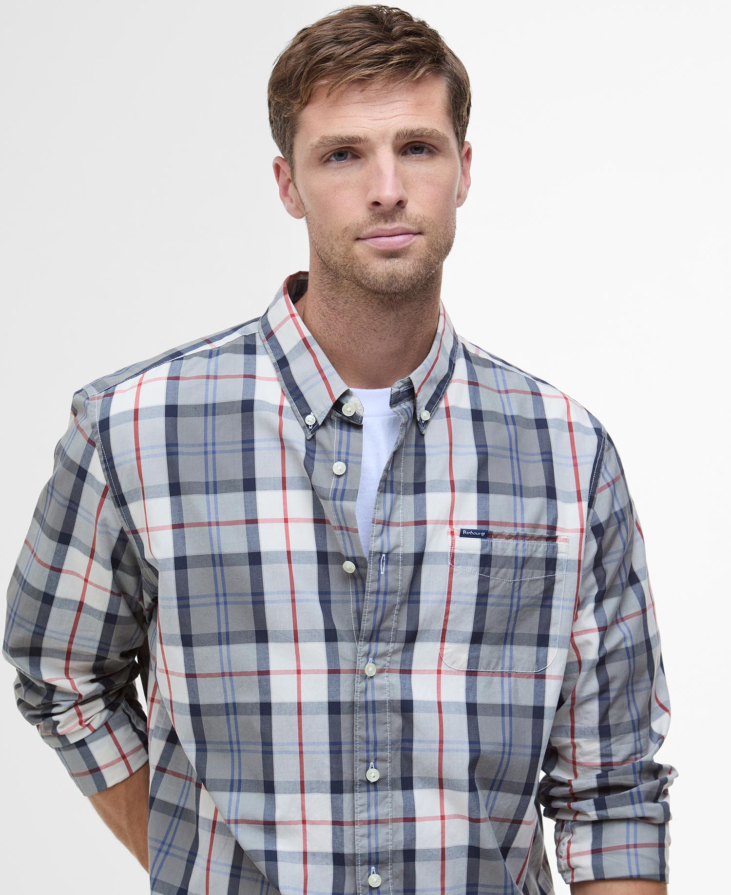 Camicia a maniche lunghe Laggon in tartan con vestibilità comoda image number 4
