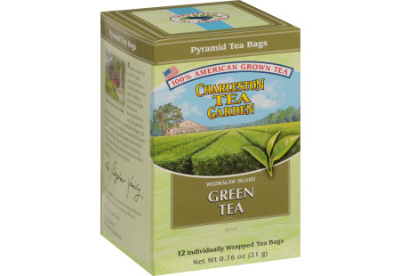 Wadmalaw Green Tea Pyramid Tea - Case of 6 boxes- total of 72 teabags
