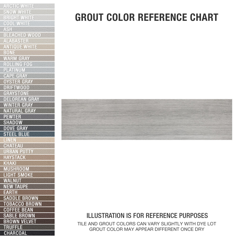 Llama Silver Smoke 8-1/2 in. x 35-1/2 in. Porcelain Floor and Wall Tile