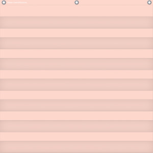 Blush 7 Pocket Chart, 28" x 28"