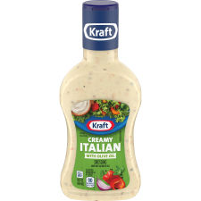 Kraft Creamy Italian Dressing with Olive Oil, 14 fl oz Bottle