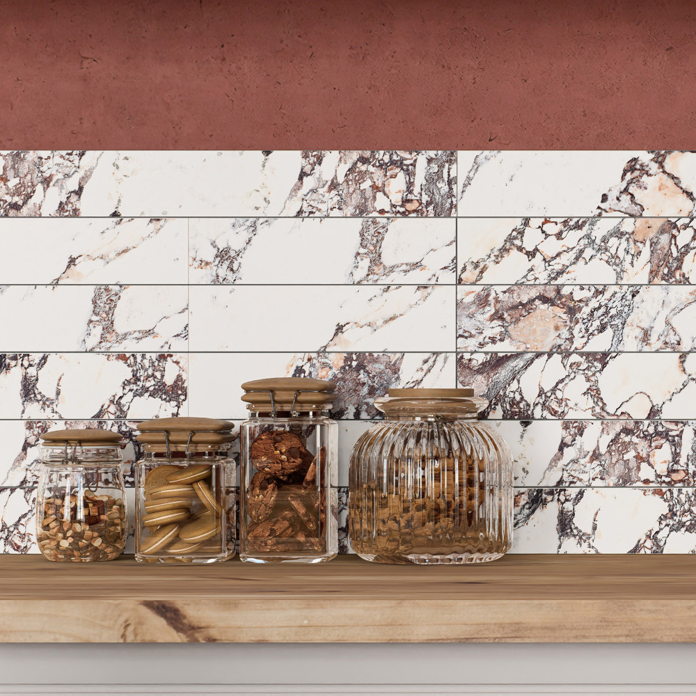 Touche Rubis 2-7/8 in. x 11-3/4 in. Porcelain Floor and Wall Tile