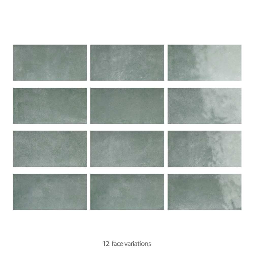 Camden Emerald 4 in. x 8 in. Ceramic Wall Tile