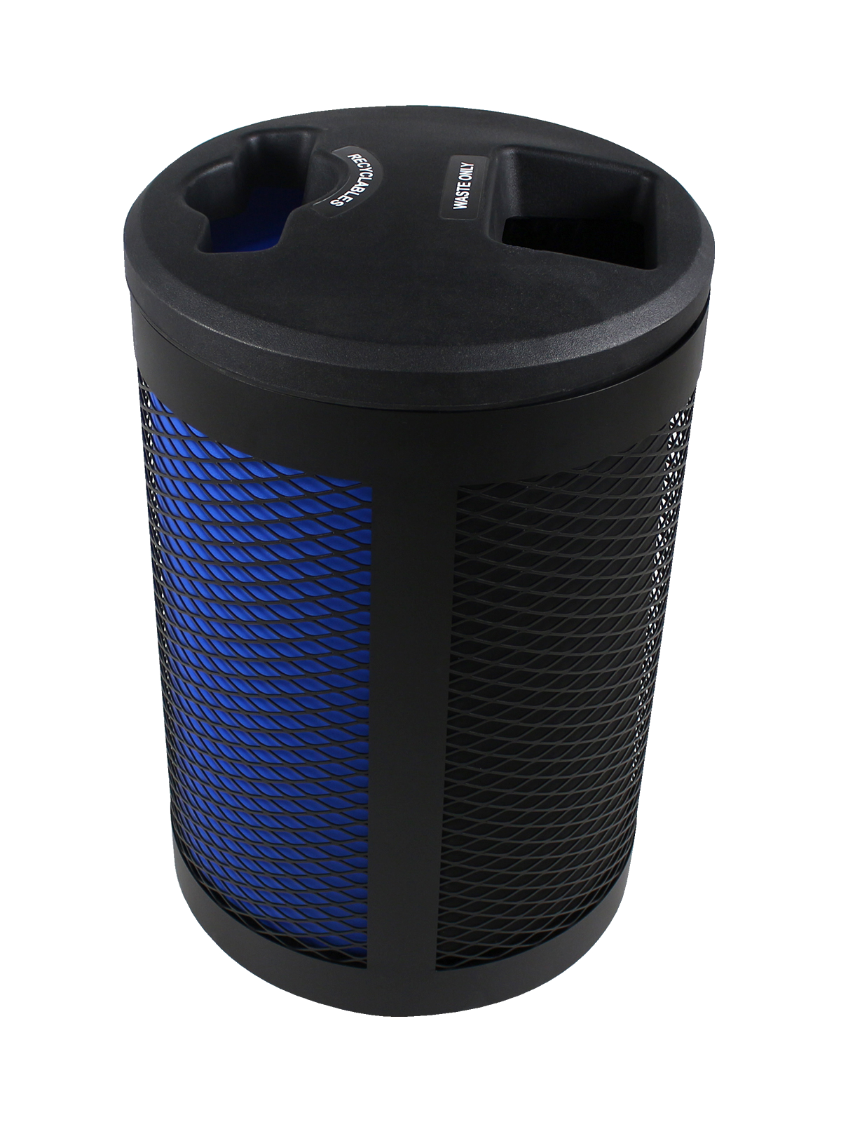 TORONTO – Double – Kit – Recyclables-Waste – Mixed-Full – Black-Blue