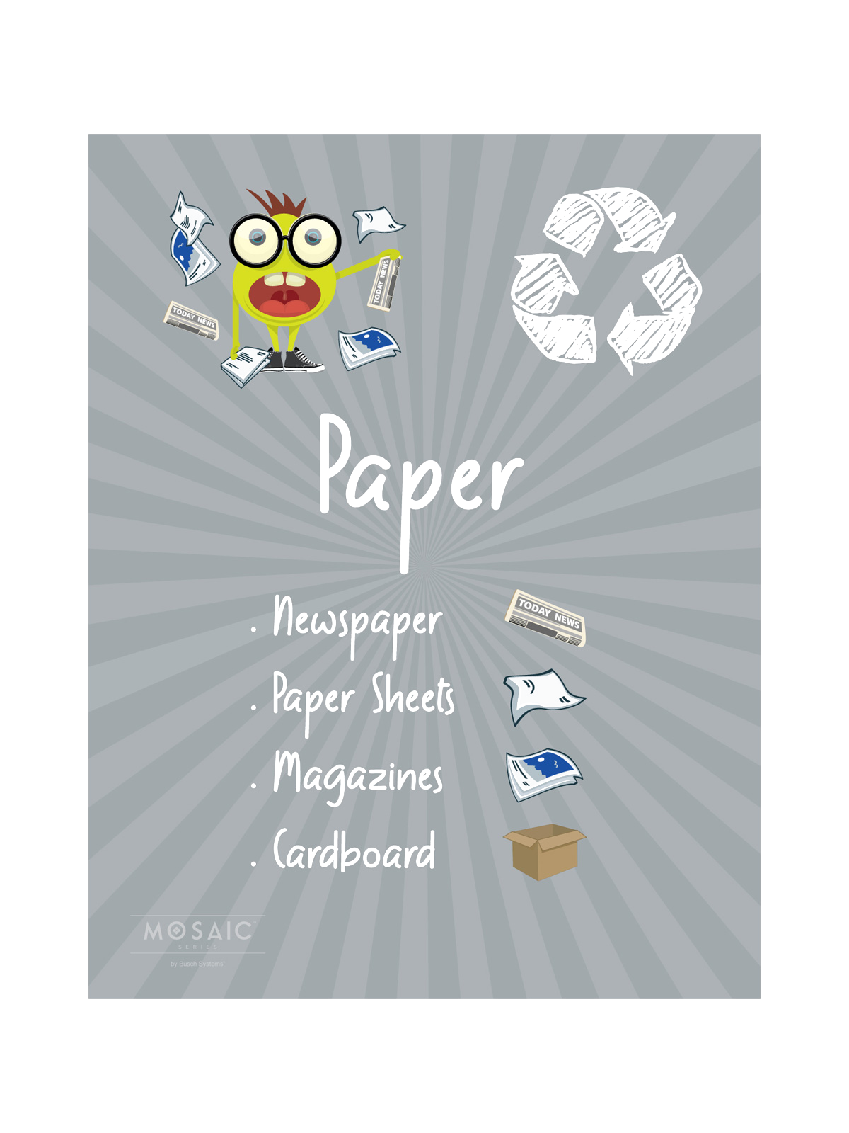 MOSAIC – Junior Body Sign – Junior – Paper – Grey