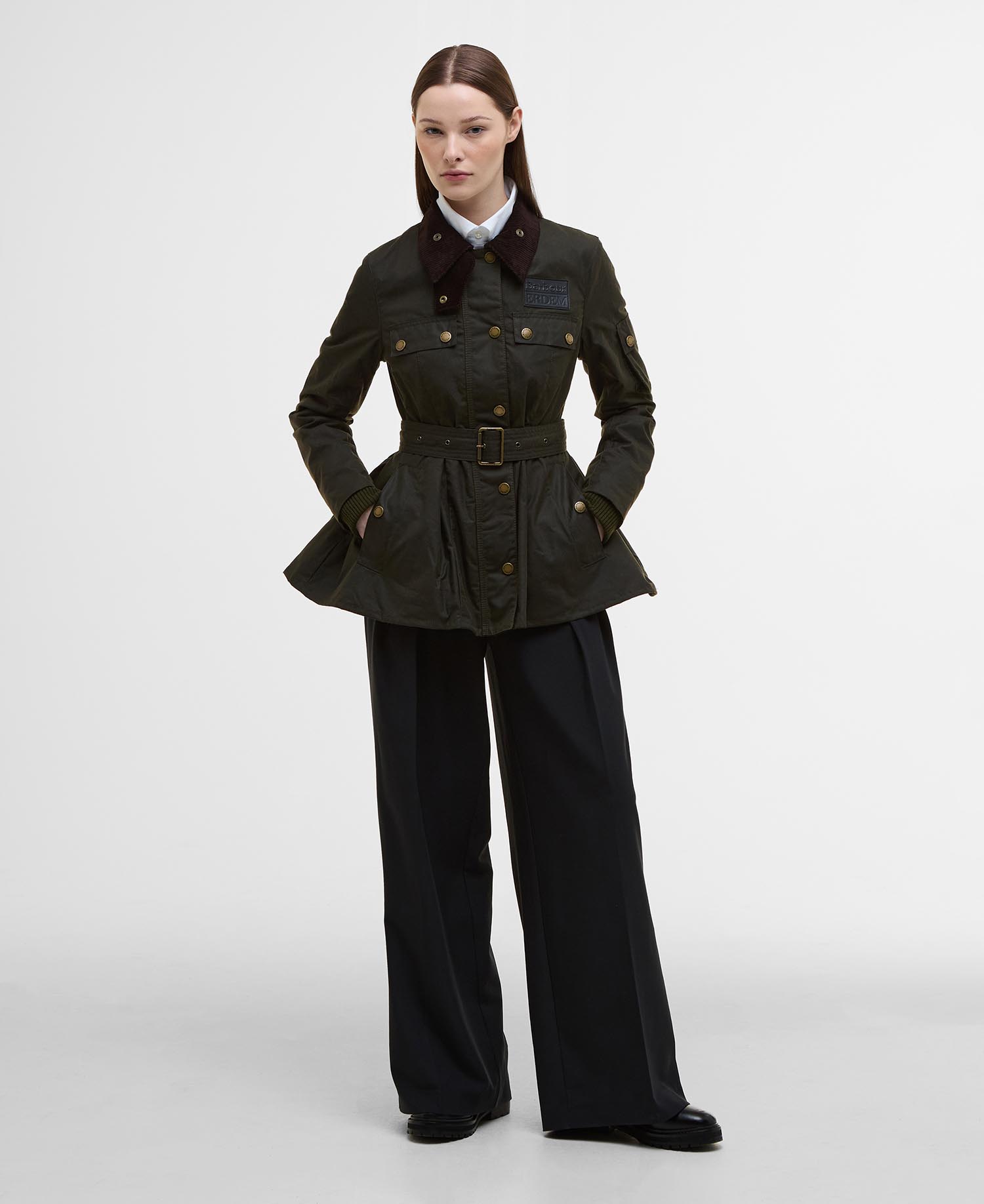 Barbour x ERDEM Constance Waxed Jacket image number 1