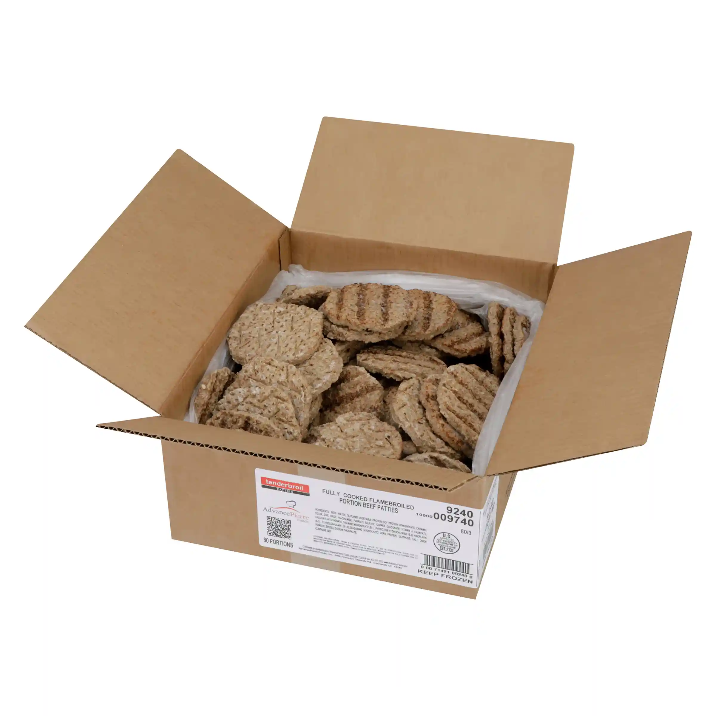Tenderbroil® Flame Grilled Beef Pattie 3 oz., Approx. 80 Pieces per case, 15Lb      _image_4