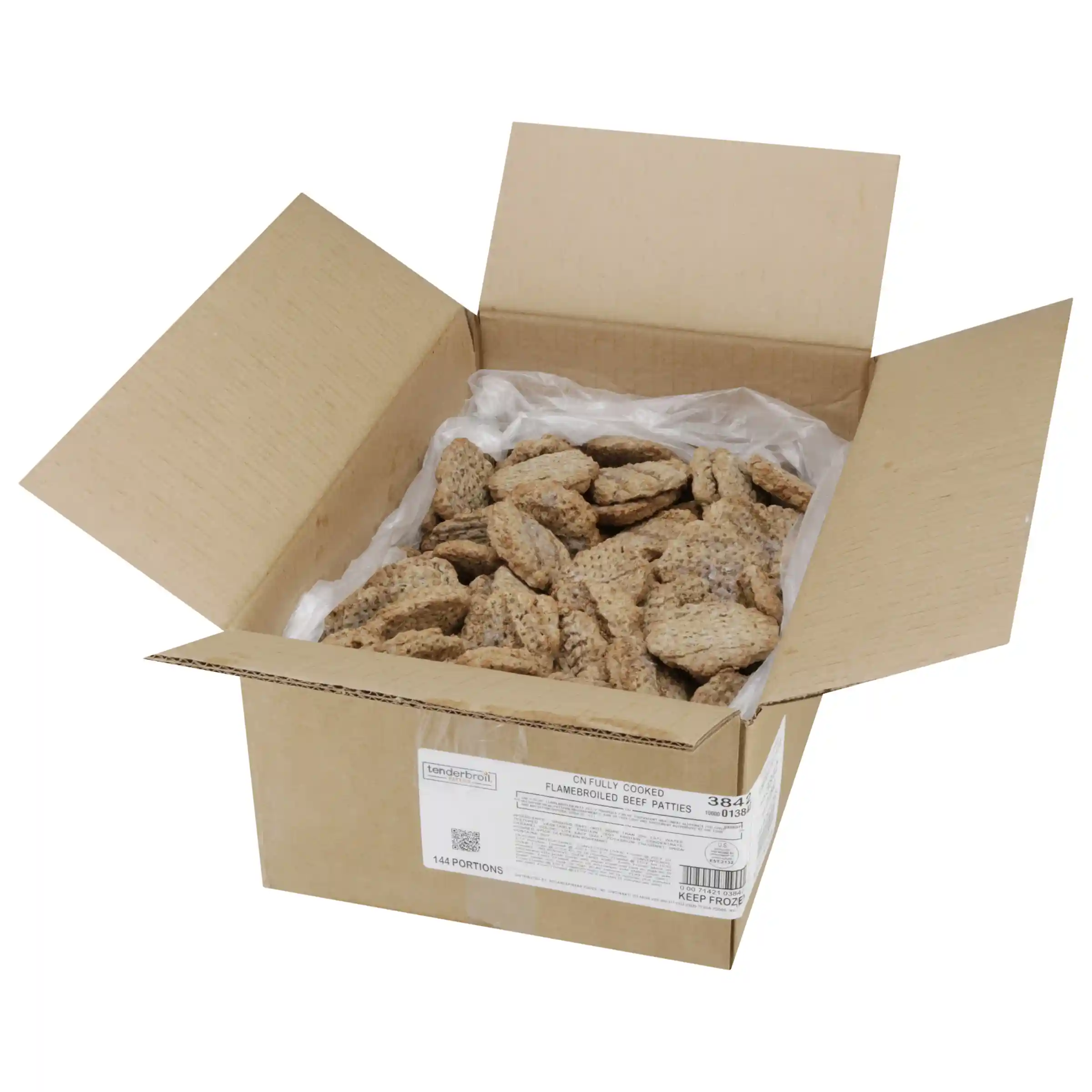AdvancePierre™ Low Sodium Flame Grilled Beef Patties, 2.25 oz._image_4