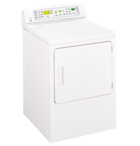 GE Profile™ 7.0 Cu. Ft. Super Capacity Gas Dryer with Stainless Steel Drum